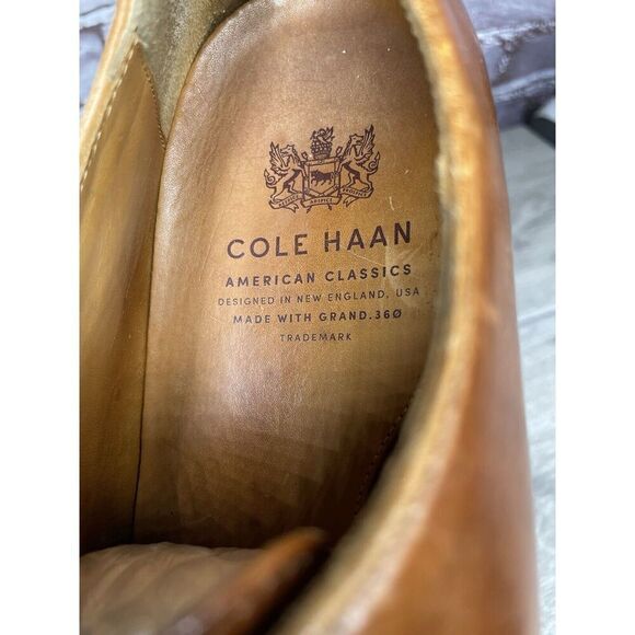 Cole Haan AMERICAN CLASSICS Mahogany Brown Leather Oxfords Dress Shoes Men 8.5D main image 14